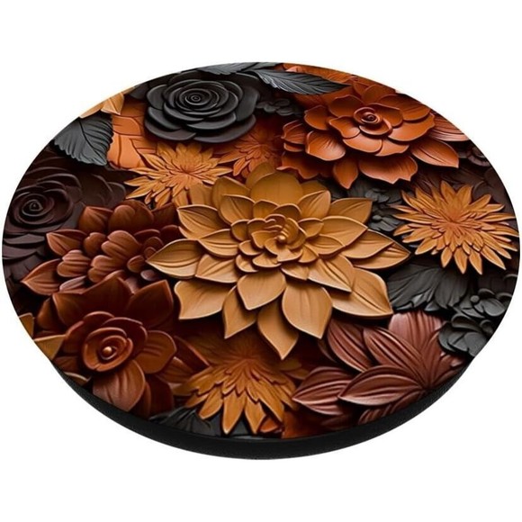 Beautiful Flowers Design Floral Garden for Women PopSockets Swappable PopGrip - Picture 2 of 8
